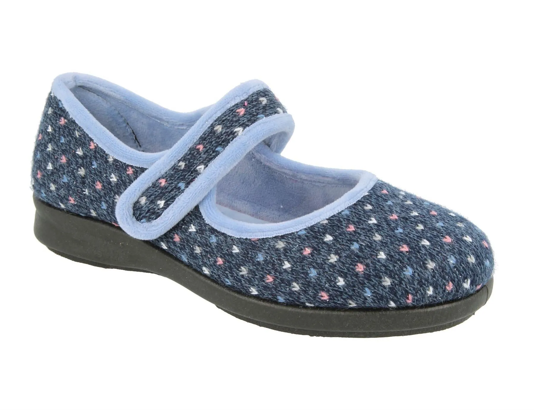Womens Wide Fit DB Pitsford Slippers
